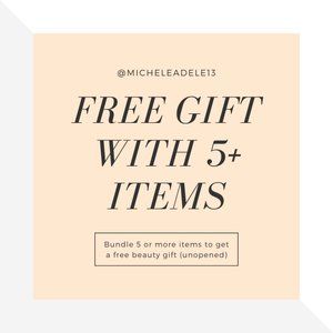 Free Gift with purchase of 5+ Items!